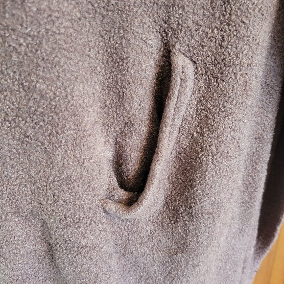 Barefoot‎ Dreams CozyChic Lite Cardigan L/XL Brown Knit Sweater 903 ISLAND Wrap - Picture 5 of 5